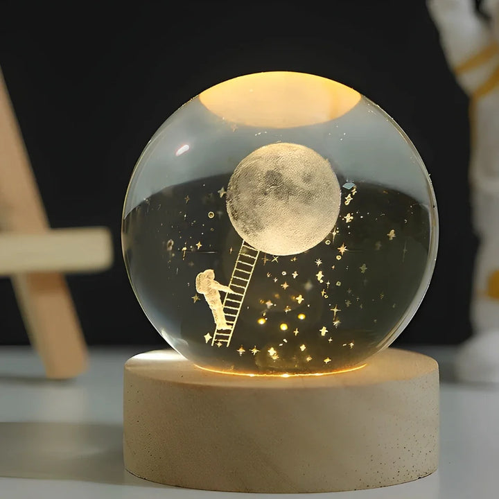 CristalAura™ – Boule de cristal lumineuse
