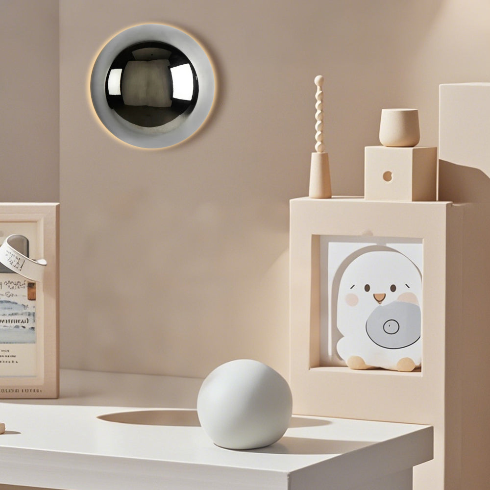NordLumi™ – Applique Murale Ronde LED au Style Nordique