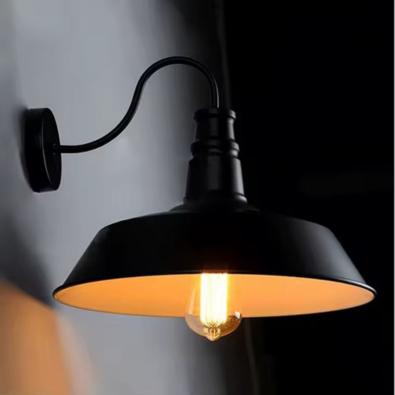 RustikLight™ – Applique Métallique à Interrupteur Intégré
