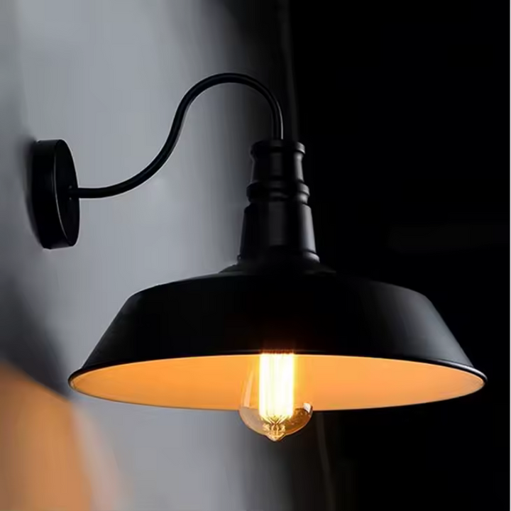 RustikLight™ – Applique Métallique à Interrupteur Intégré