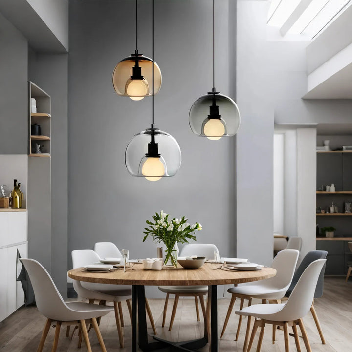Clairéa™ – Lampe Suspendue Raffinée en Verre