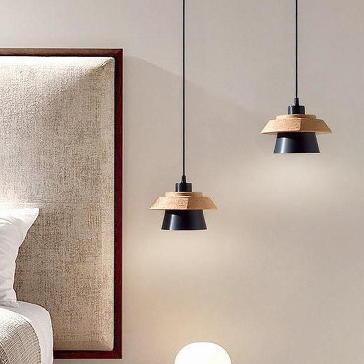 BoisChic™ – Suspension Élégante en Bois Naturel