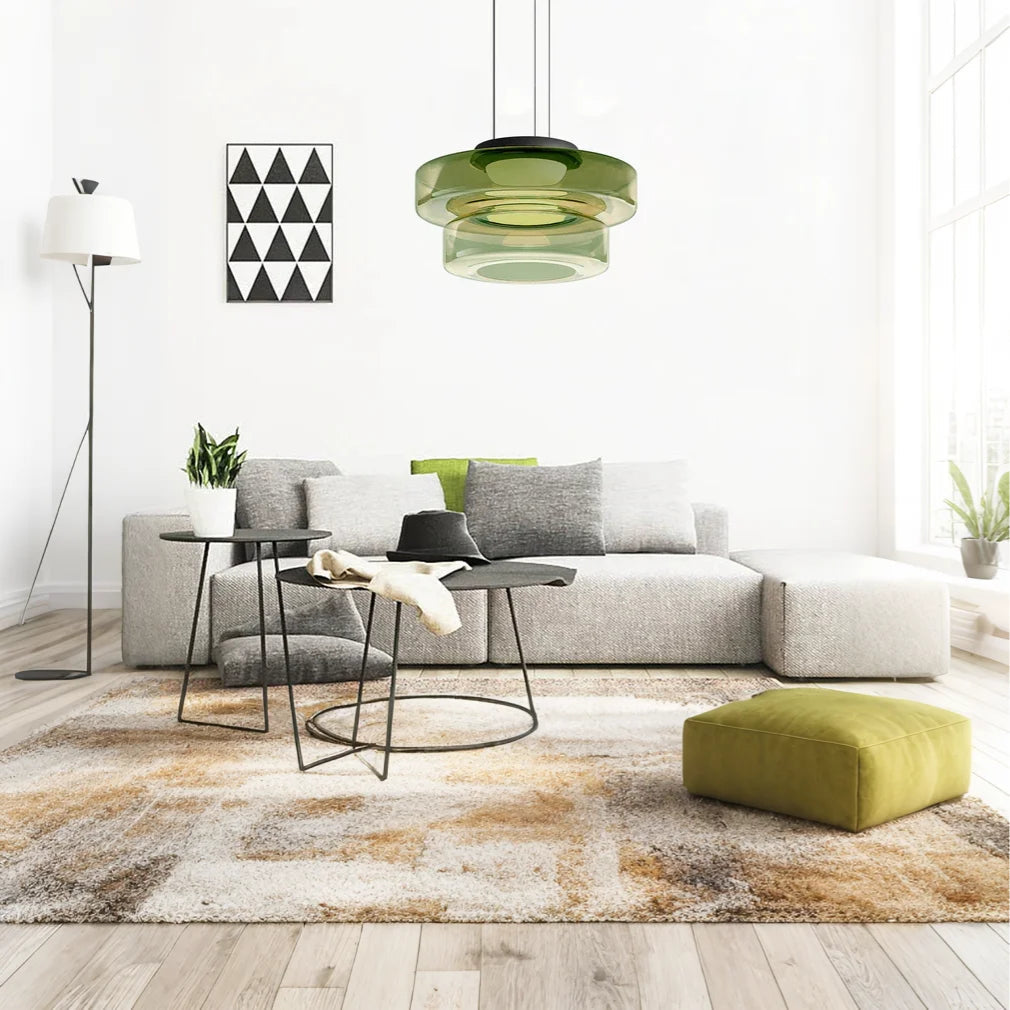 VerreLinéa™ – Suspension Élégante aux Lignes Modernistes