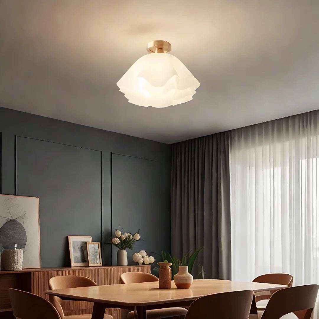 NeigeFleur™ – Luminaire de Plafond Fleur Minimaliste