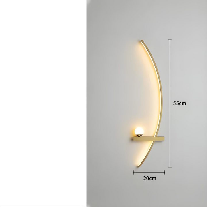 CercleLumi™ – Applique Contemporaine en Arc Lumineux