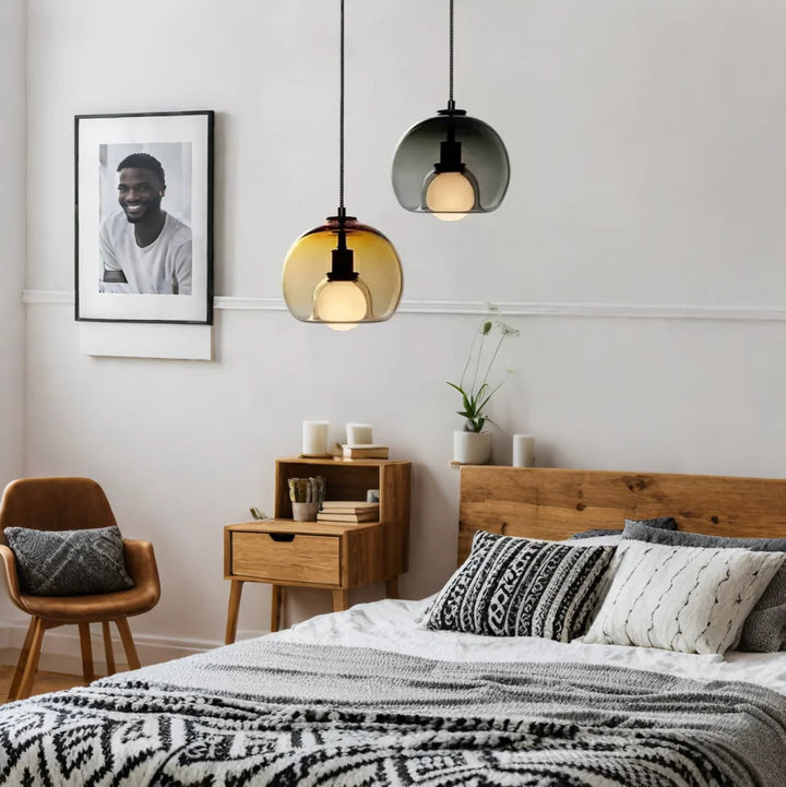 Clairéa™ – Lampe Suspendue Raffinée en Verre