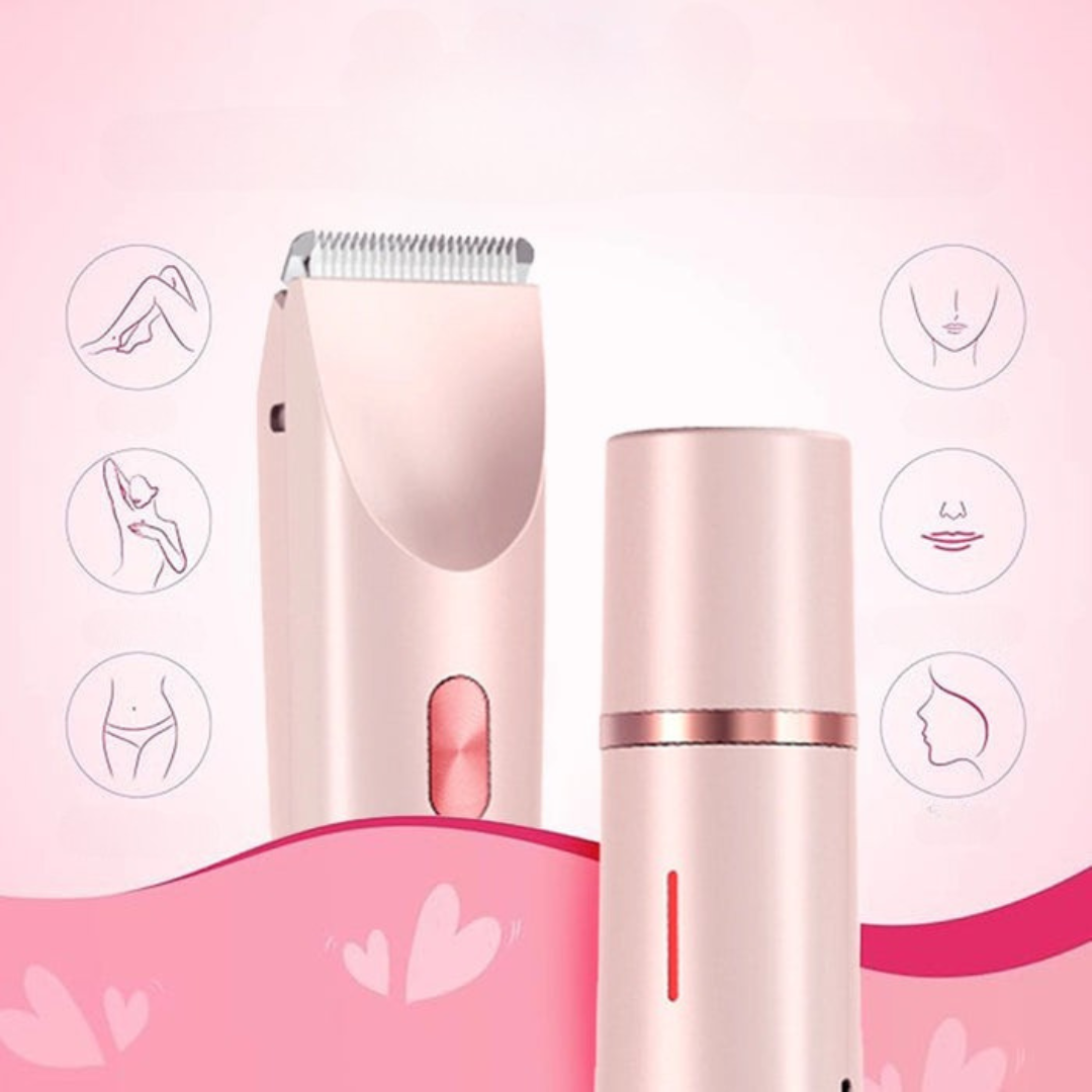 DouceLisse™ 2-en-1 – Épilateur Féminin Sans Douleur & Nomade
