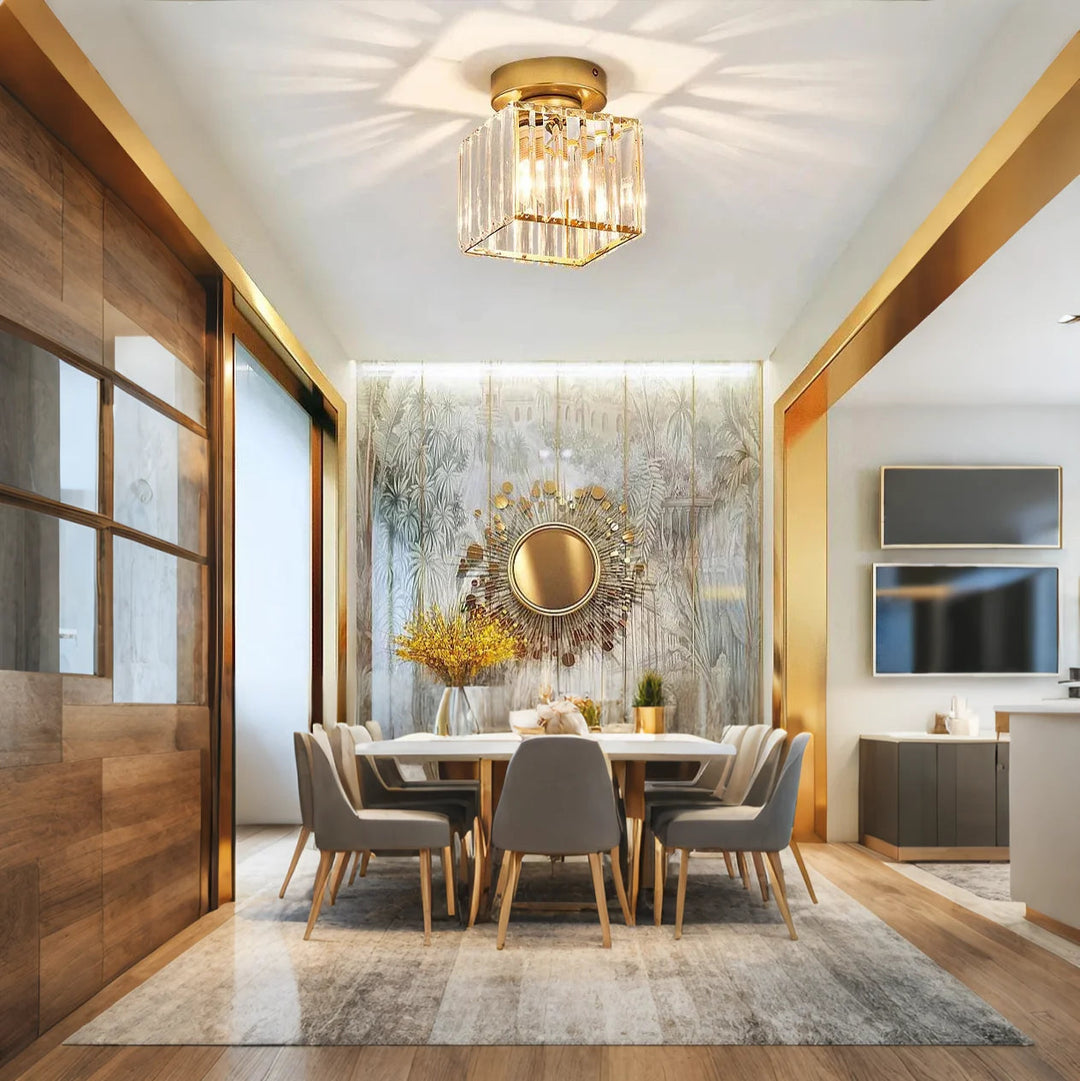 ÉclatBoréal™ – Luminaire de Plafond en Cristal Moderne Nordique