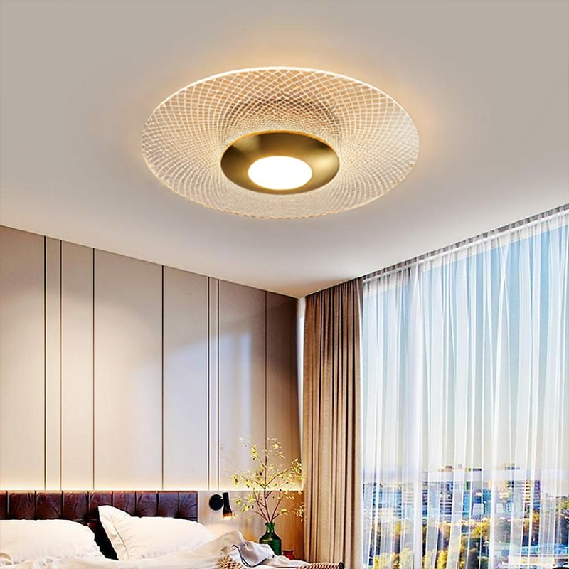 Grainéa™ – Plafonnier Design aux Détails Subtils