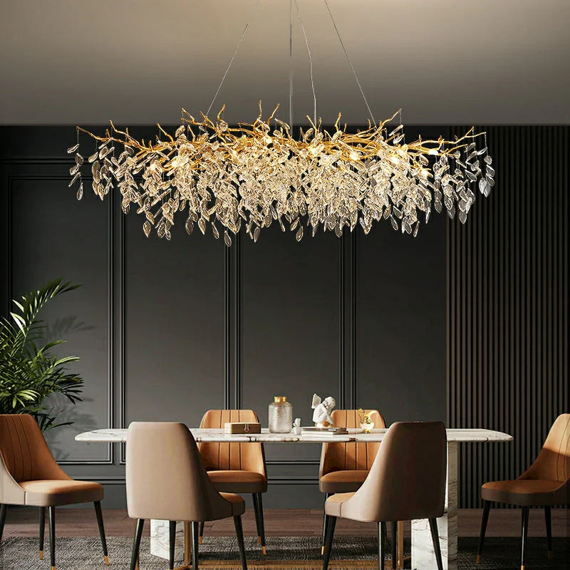 PrestigeCiel™ – Chandelier de Plafond Élégant et Étincelant