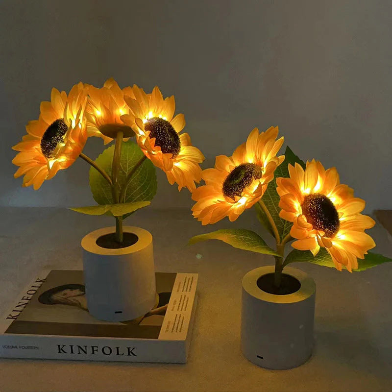 SoleaLume™ – Lampe de Table Tournesol Créative