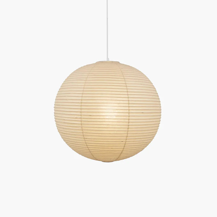 ÉclatNacré™ – Suspension Cage Aérienne en Papier Tissé