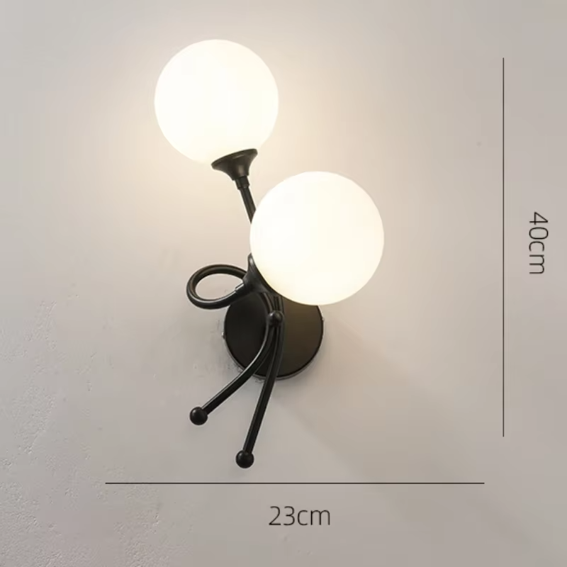 Clarté Boréale™ – Applique en Verre au Style Scandinave