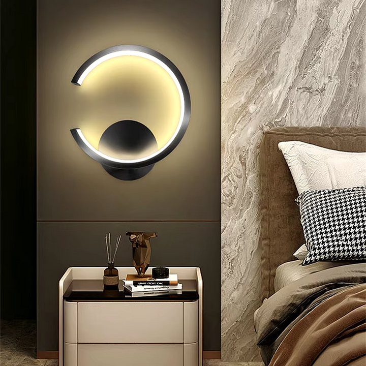 Hémilight™ – Applique Murale Demi-Cercle Scandinave