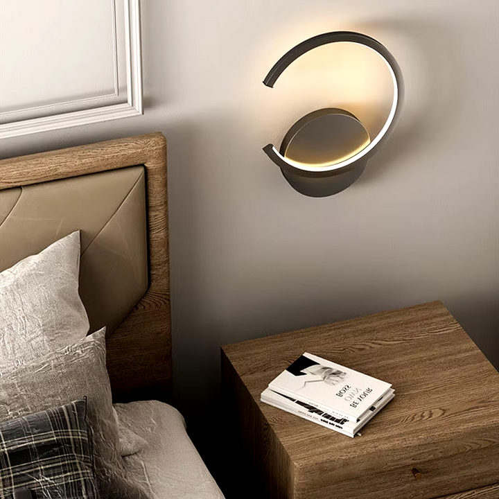 Hémilight™ – Applique Murale Demi-Cercle Scandinave