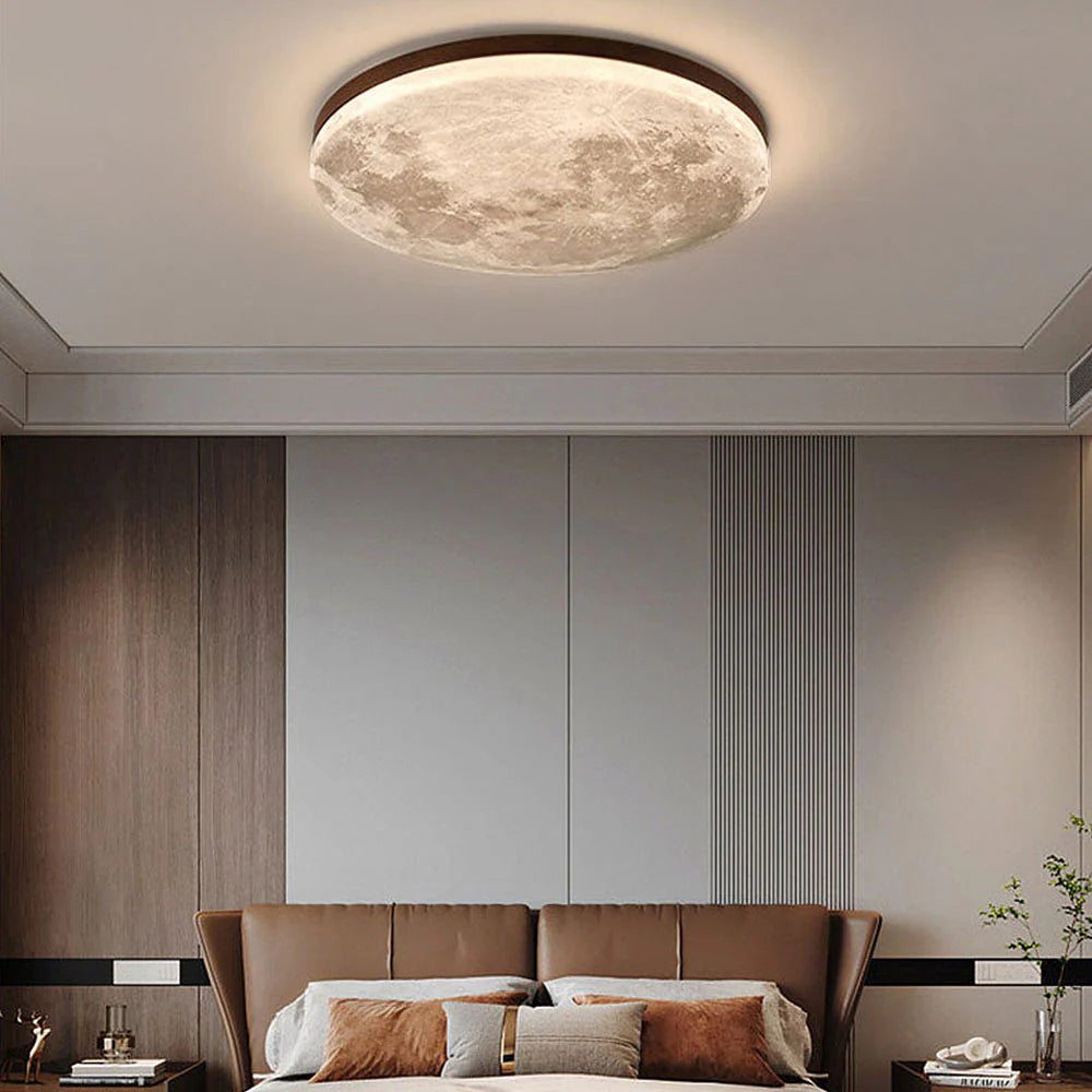 OrbiLune™ – Suspension Créative en Forme de Pleine Lune