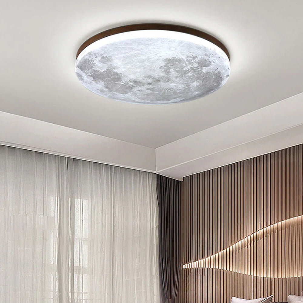 OrbiLune™ – Suspension Créative en Forme de Pleine Lune