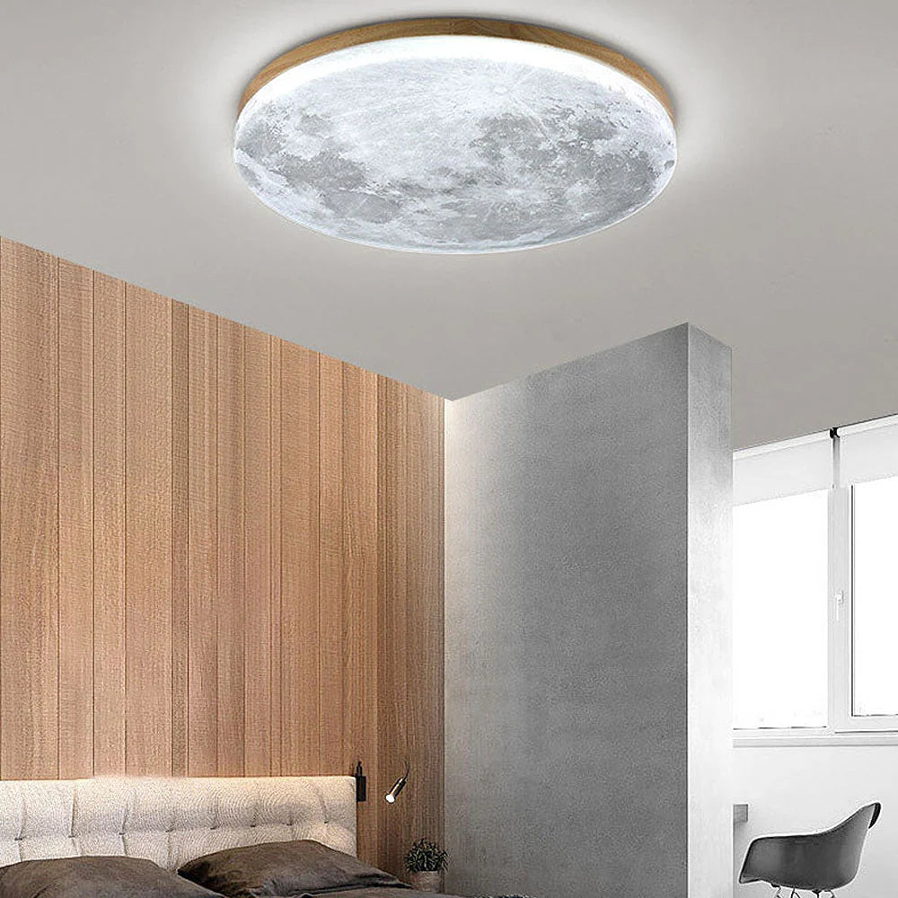OrbiLune™ – Suspension Créative en Forme de Pleine Lune