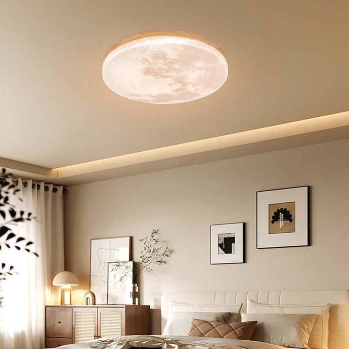 OrbiLune™ – Suspension Créative en Forme de Pleine Lune