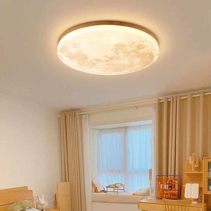 OrbiLune™ – Suspension Créative en Forme de Pleine Lune