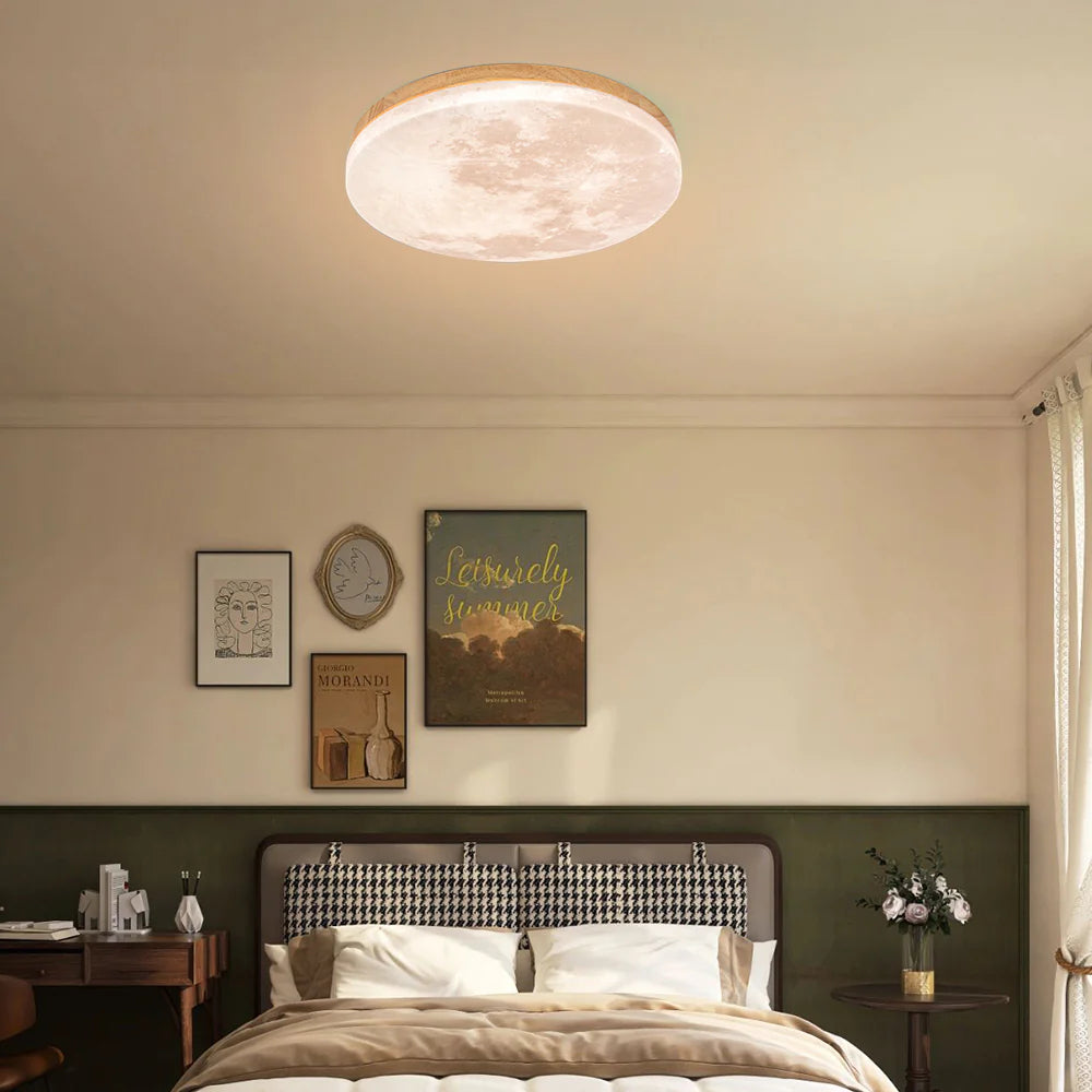OrbiLune™ – Suspension Créative en Forme de Pleine Lune