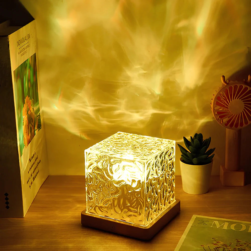Northern Glow™ – Cube Lumineux à Effet Nordique