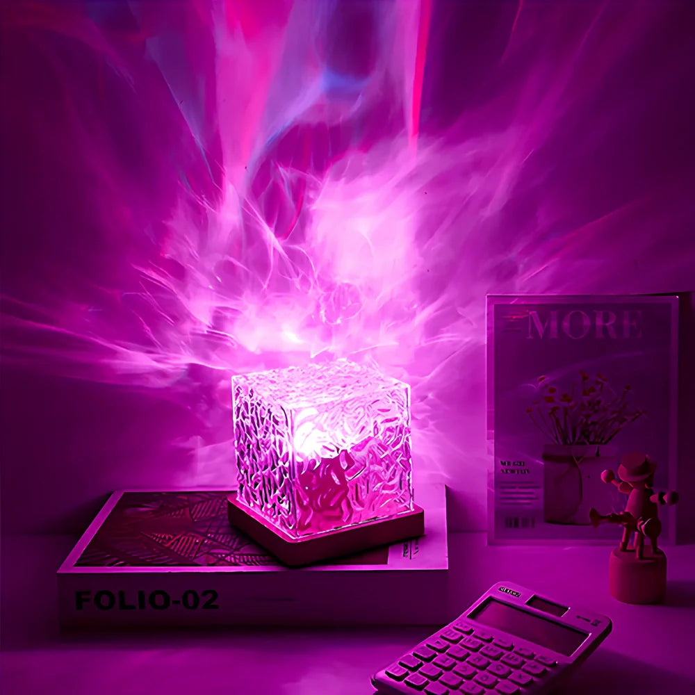 Northern Glow™ – Cube Lumineux à Effet Nordique