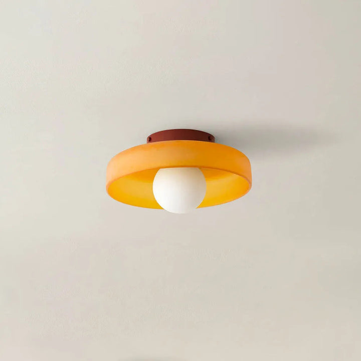 ClairOrbe™ – Plafonnier en Verre Rond et Élégant