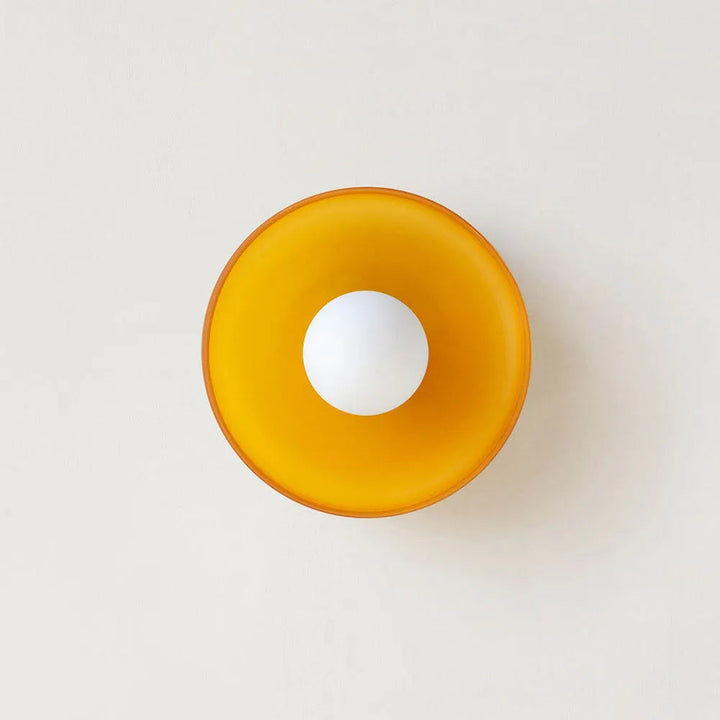 ClairOrbe™ – Plafonnier en Verre Rond et Élégant