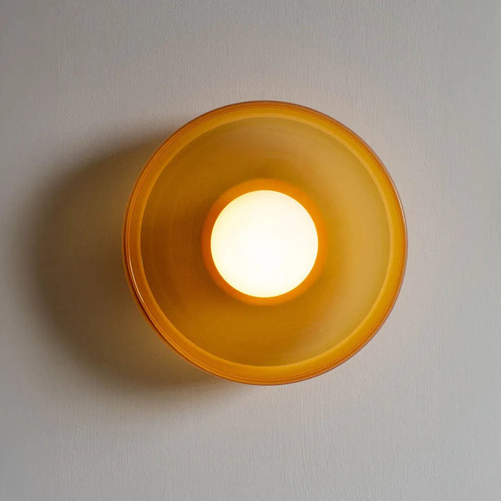 ClairOrbe™ – Plafonnier en Verre Rond et Élégant