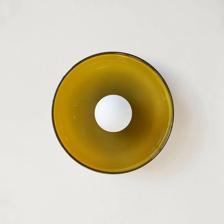 ClairOrbe™ – Plafonnier en Verre Rond et Élégant