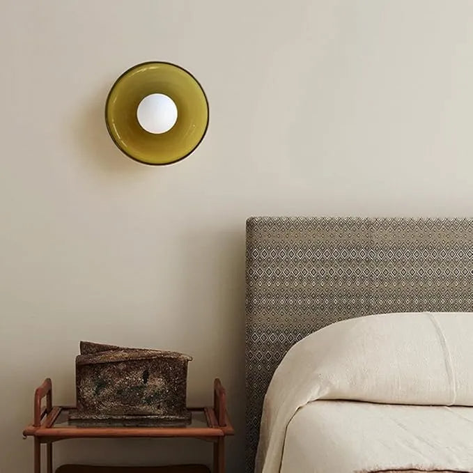 ClairOrbe™ – Plafonnier en Verre Rond et Élégant