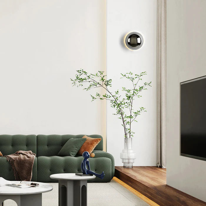 NordLumi™ – Applique Murale Ronde LED au Style Nordique
