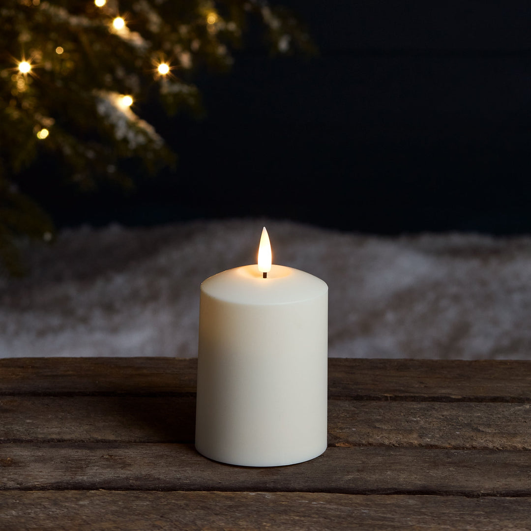 Bougie Éclatante™ – LED Extérieur 10 cm