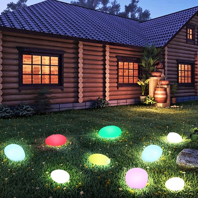 CobbleLume™ – Éclairage Extérieur au Design en Pierre