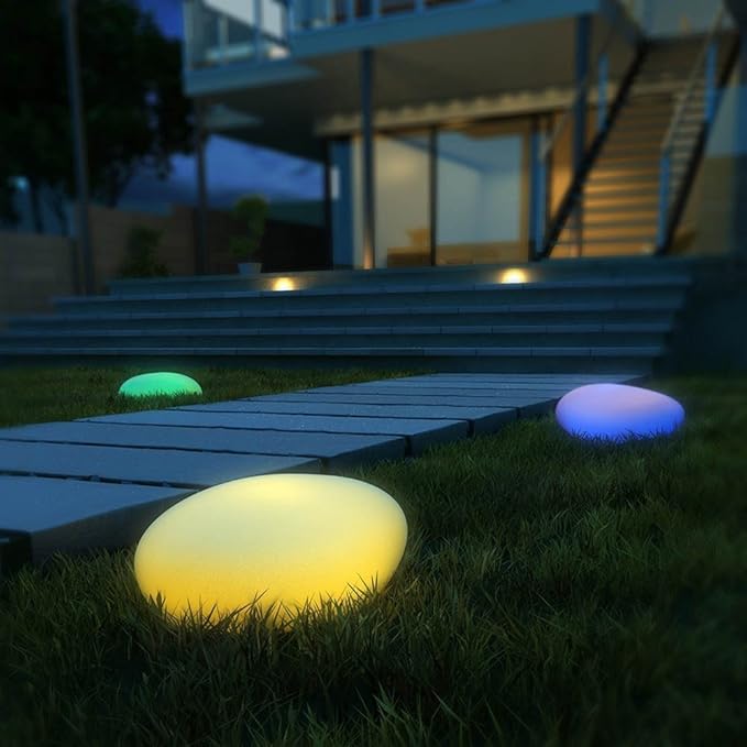 CobbleLume™ – Éclairage Extérieur au Design en Pierre