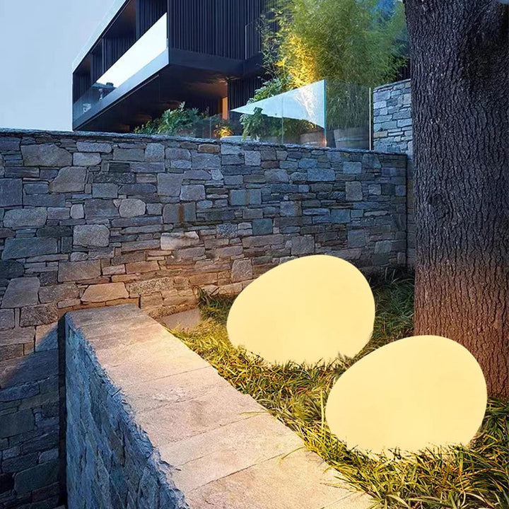 CobbleLume™ – Éclairage Extérieur au Design en Pierre