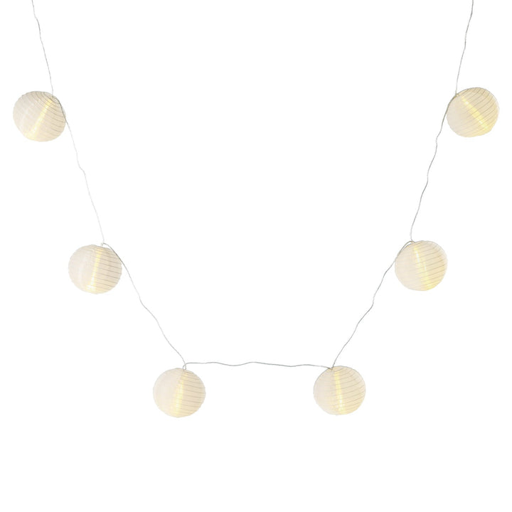Guirlande Solaire 10 Lampions Effet Pleine Lune