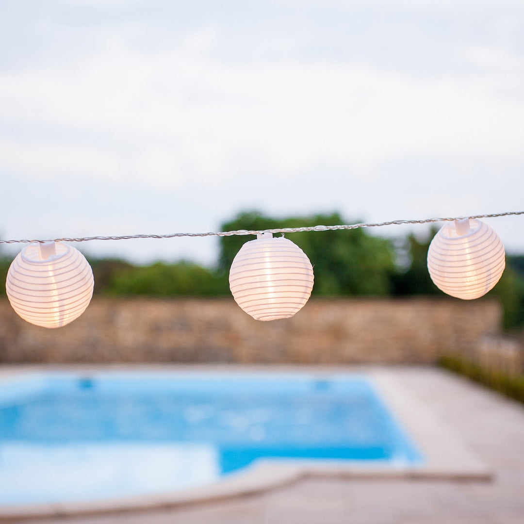 Guirlande de Fête avec 20 Lampions Lunaire