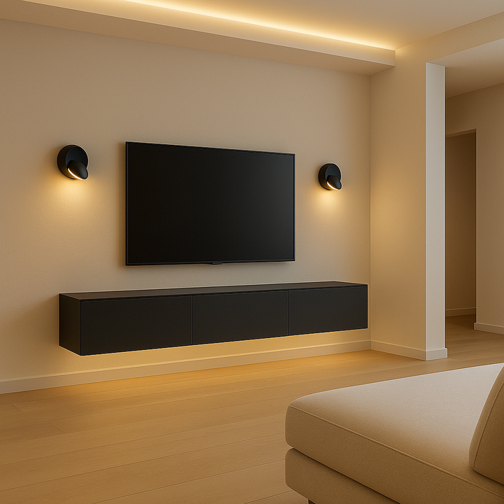 HaloTwist™ – Applique Murale Design avec Tête Rotative