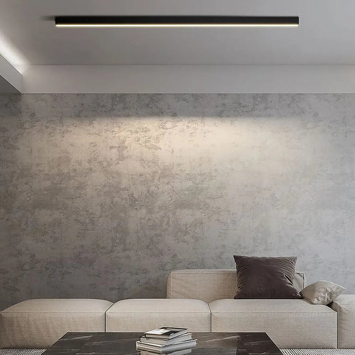 LinéaLux™ – Plafonnier Long Minimaliste et Moderne