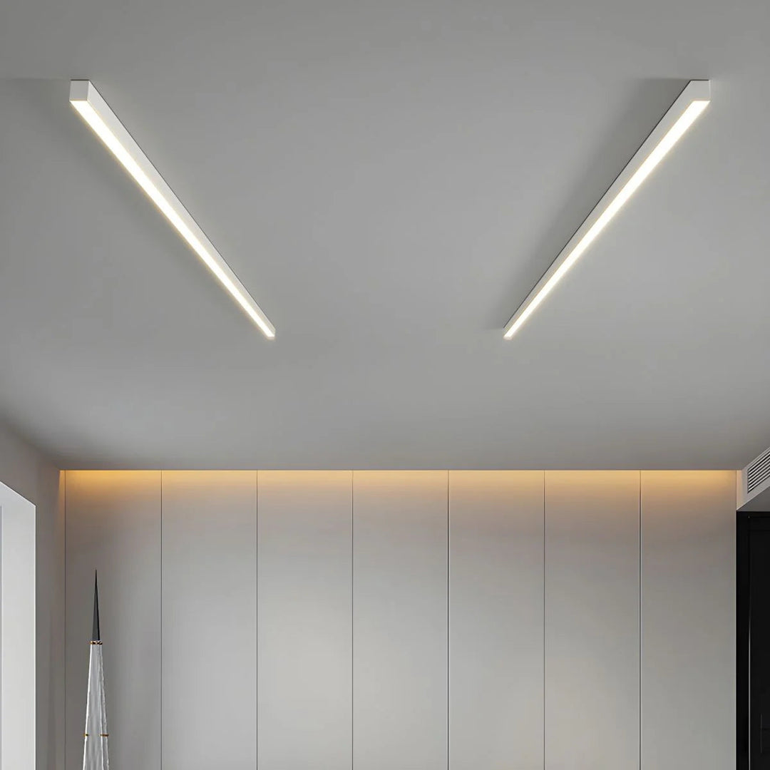 LinéaLux™ – Plafonnier Long Minimaliste et Moderne