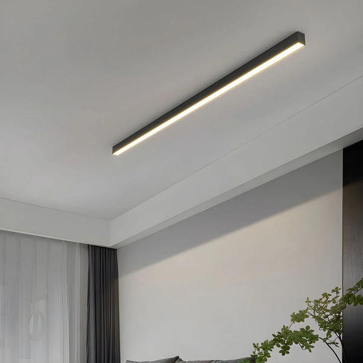 LinéaLux™ – Plafonnier Long Minimaliste et Moderne