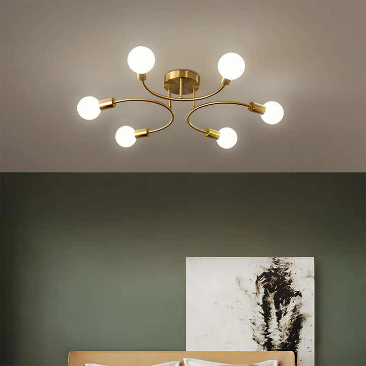 Polylume™ – Plafonnier Créatif au Design Multi-Lumière