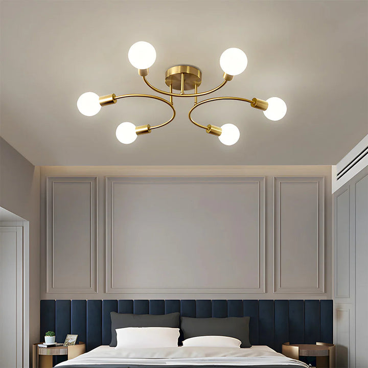 Polylume™ – Plafonnier Créatif au Design Multi-Lumière
