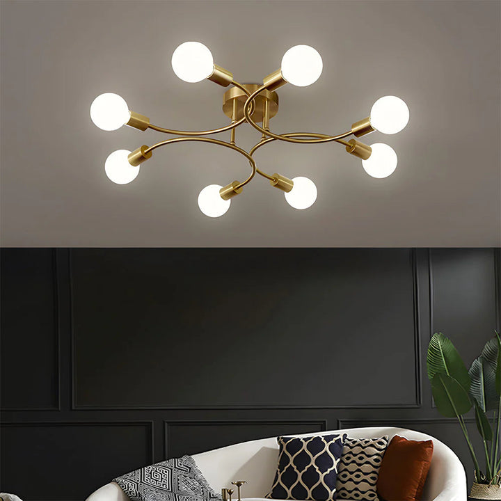 Polylume™ – Plafonnier Créatif au Design Multi-Lumière