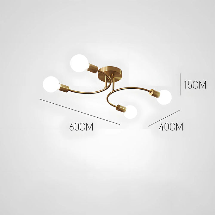 Polylume™ – Plafonnier Créatif au Design Multi-Lumière
