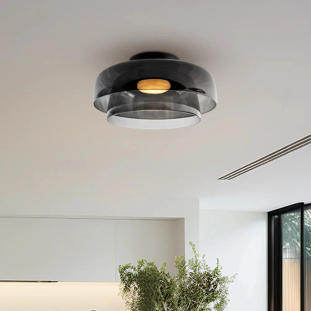 LustreKaléïdo™ – Éclairage de Plafond en Vitrail Créatif