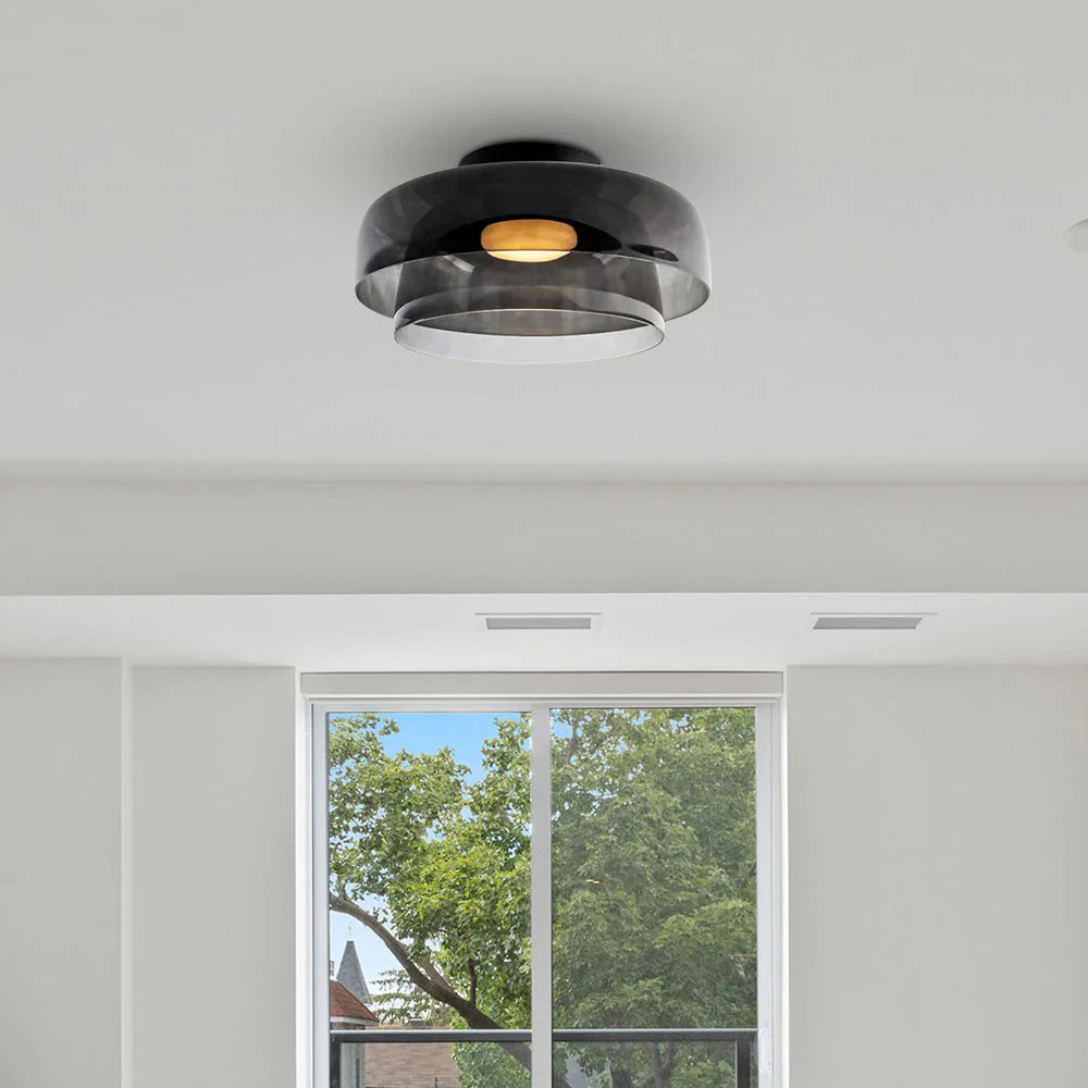 LustreKaléïdo™ – Éclairage de Plafond en Vitrail Créatif