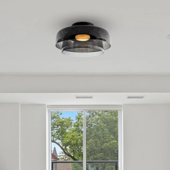 LustreKaléïdo™ – Éclairage de Plafond en Vitrail Créatif